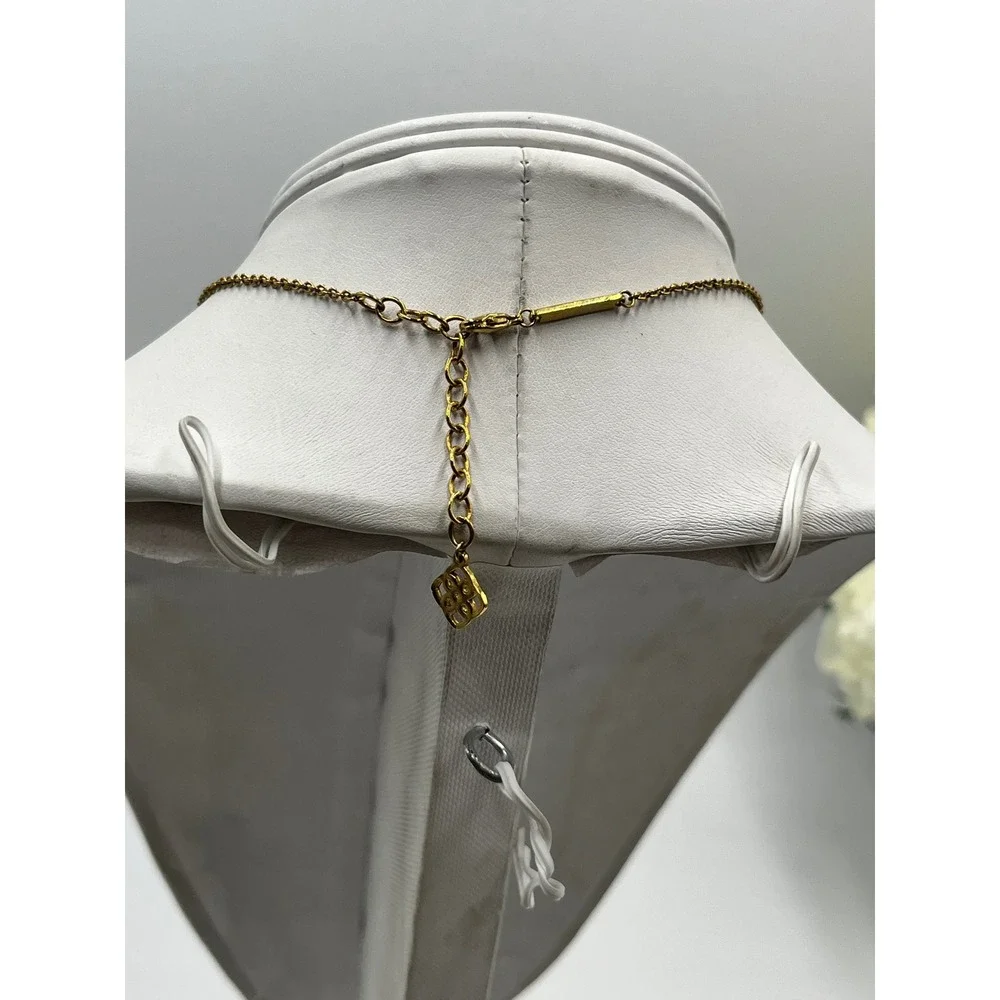KENDRA‎ SCOTT Ari Heart Necklace Gold Plated Opal Stone